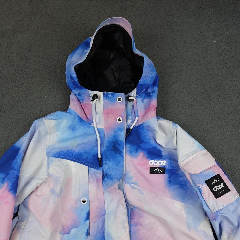 DOPE Blue and Pink Ski & Snowboard Jacket - Picture 4 of 14